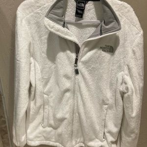 Wine s fuzzy Northface jacket